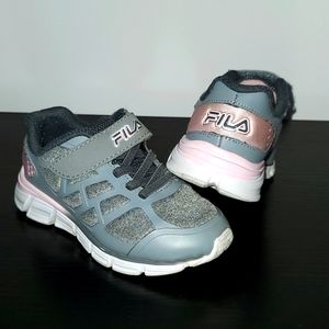 Toddler size 8 FILA tennis shoes